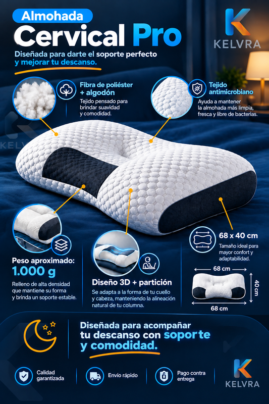 promo 2x1 Almohada cervical Pro
