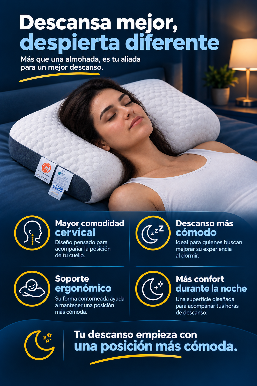 promo 2x1 Almohada cervical Pro